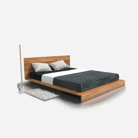 Designer Bett aus Holz