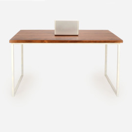 Simple desk with an oak top
