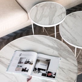 Moder round coffee table