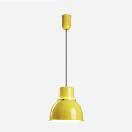 Small yellow modern metal lamp