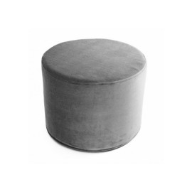 Round upholstered pouf