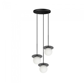 Triple hanging lamp with a...