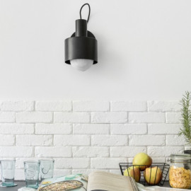 Loft-style metal wall lamp